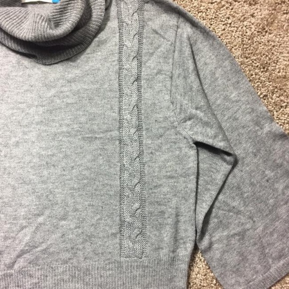 Anthropologie Sparrow Kimi Turtleneck Gray Sweater - Picture 6 of 8